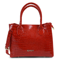 Red Shiny Sling Bag