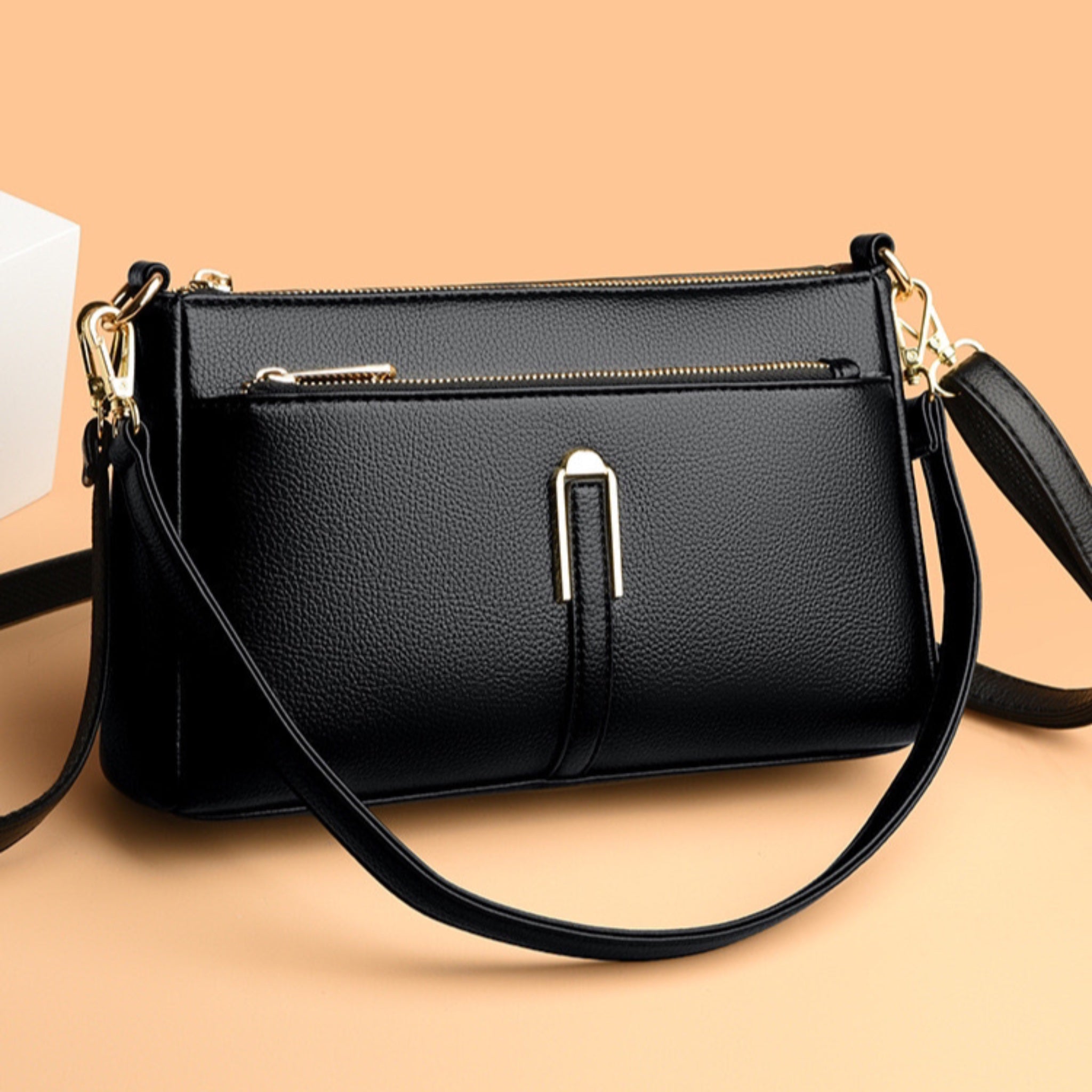 Black Vena Sling Bag Online Black Small Sling Bag for Women – RIJAC