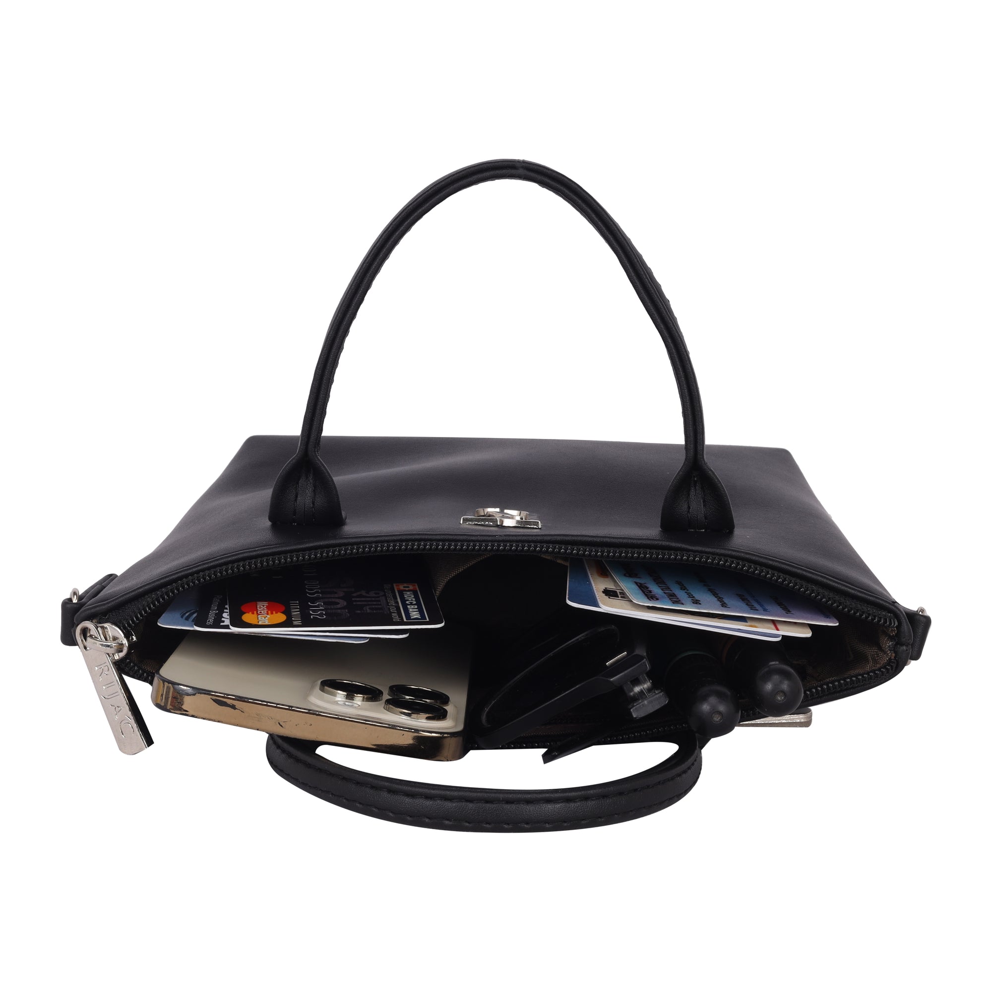 Black Pocket Comfy Sling Bag
