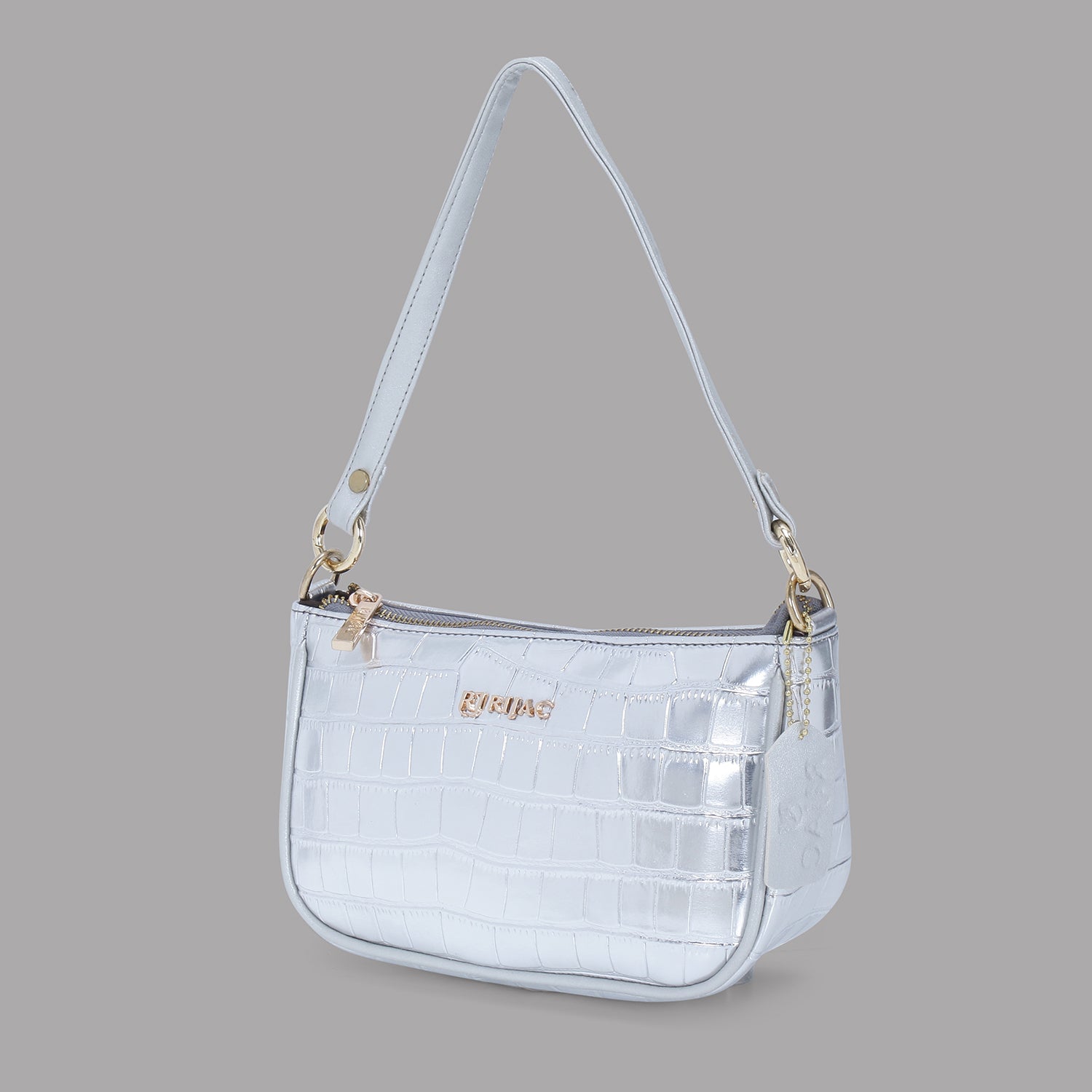 SILVER SHIFT DUO PARTY SLING BAG