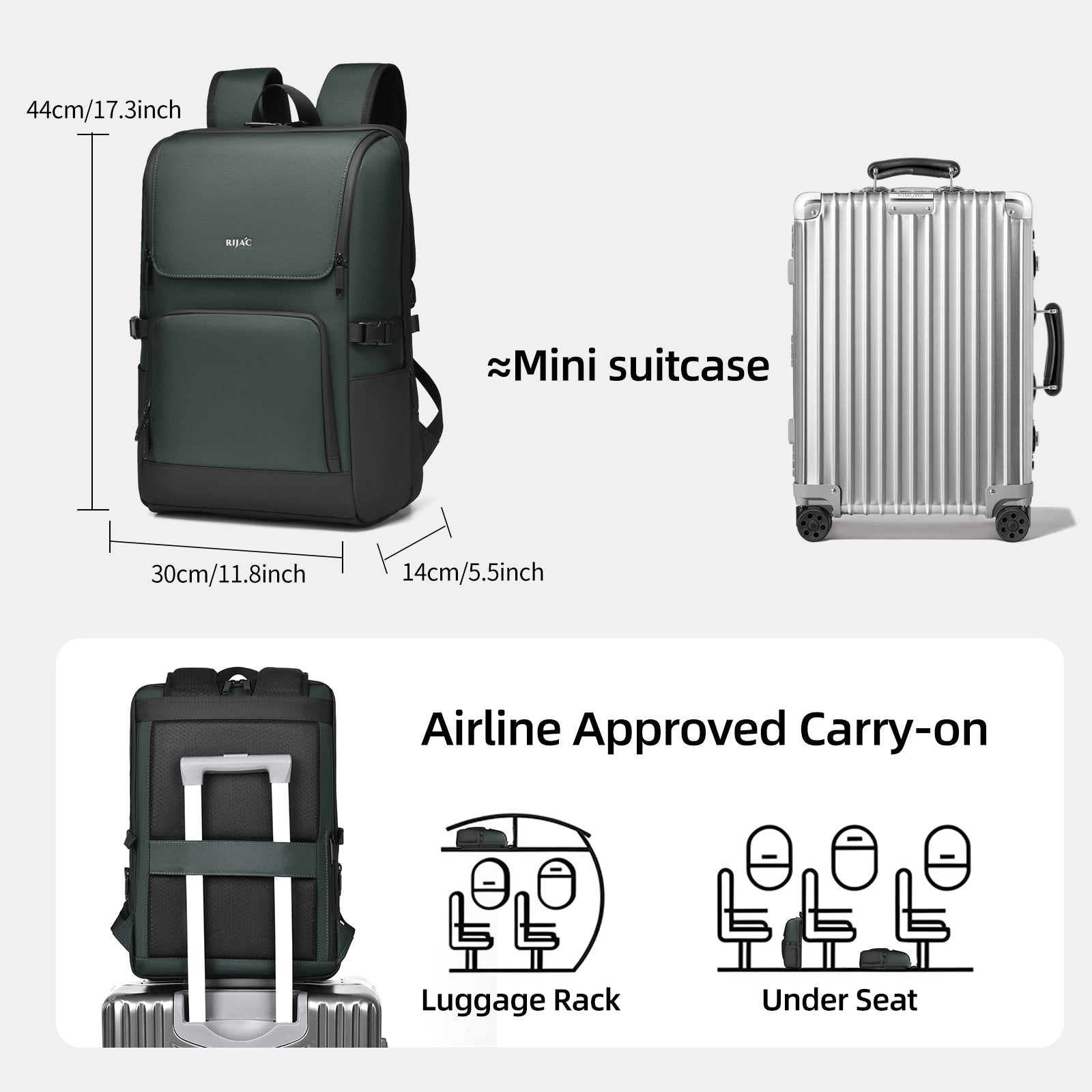 Black Sovi Backpack | 30 Litre