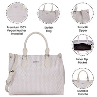 Thumbnail for RIJAC IVORY MAJESTY TOTE