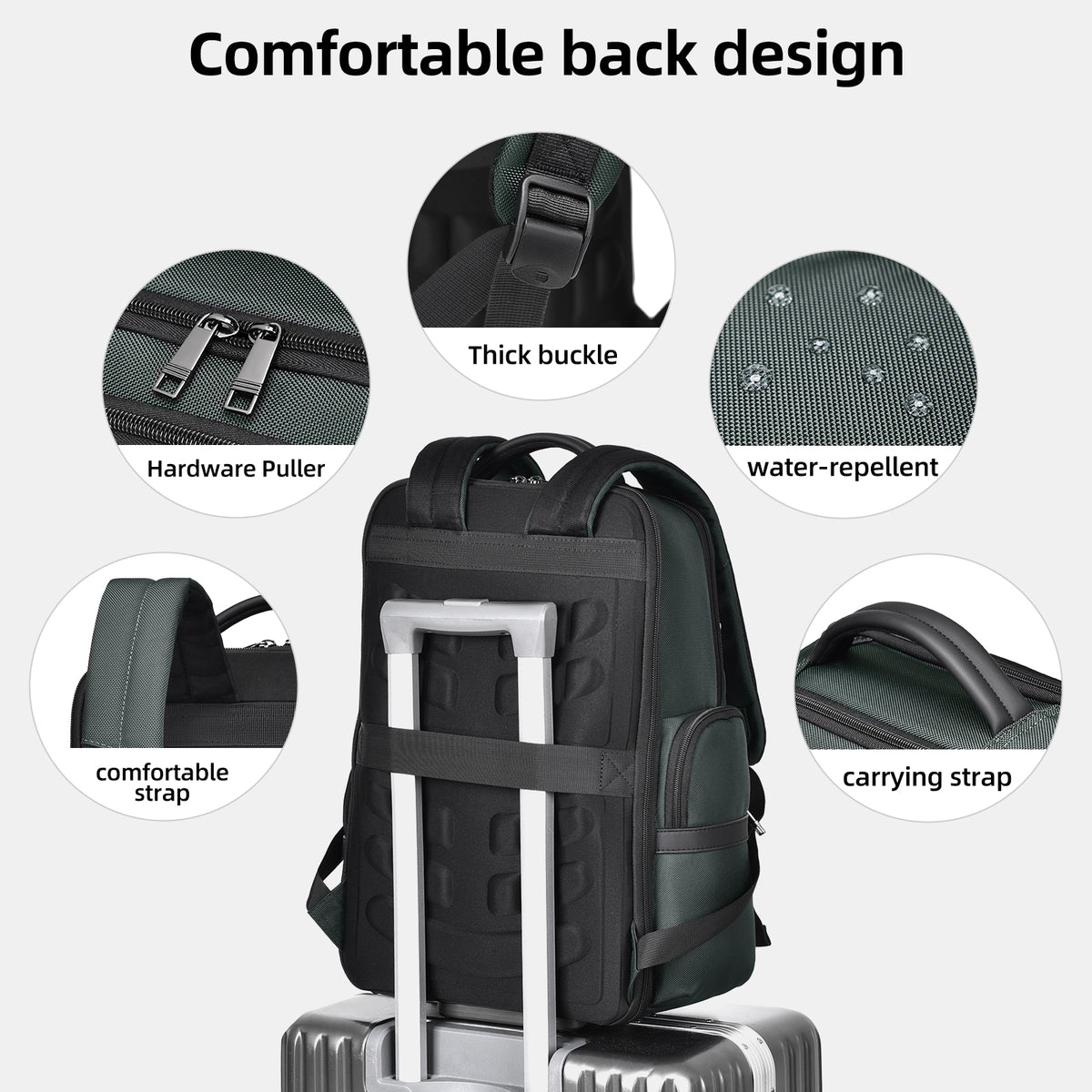 Rijac Backpack Black Noma 40L Backpack | Office Essential – RIJAC
