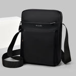 Black Teza Mens Crossbody Bag
