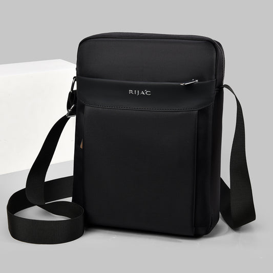 Black Teza Mens Crossbody Bag
