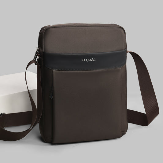 Brown Teza Mens Crossbody Bag