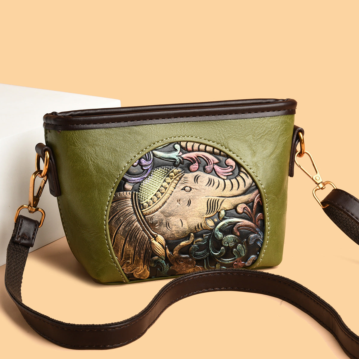 Green Bela (s) Sling Bag