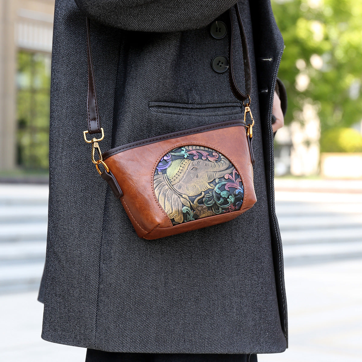 Brown Bela (s) Sling Bag