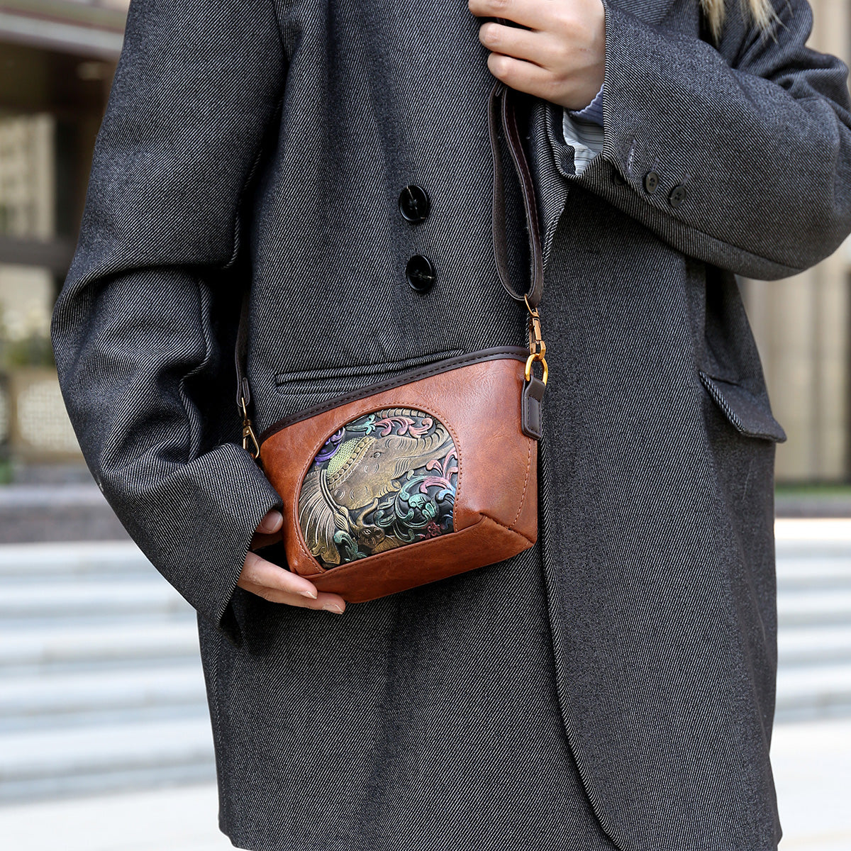 Brown Bela (s) Sling Bag
