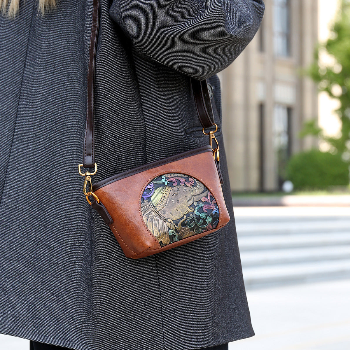 Brown Bela (s) Sling Bag