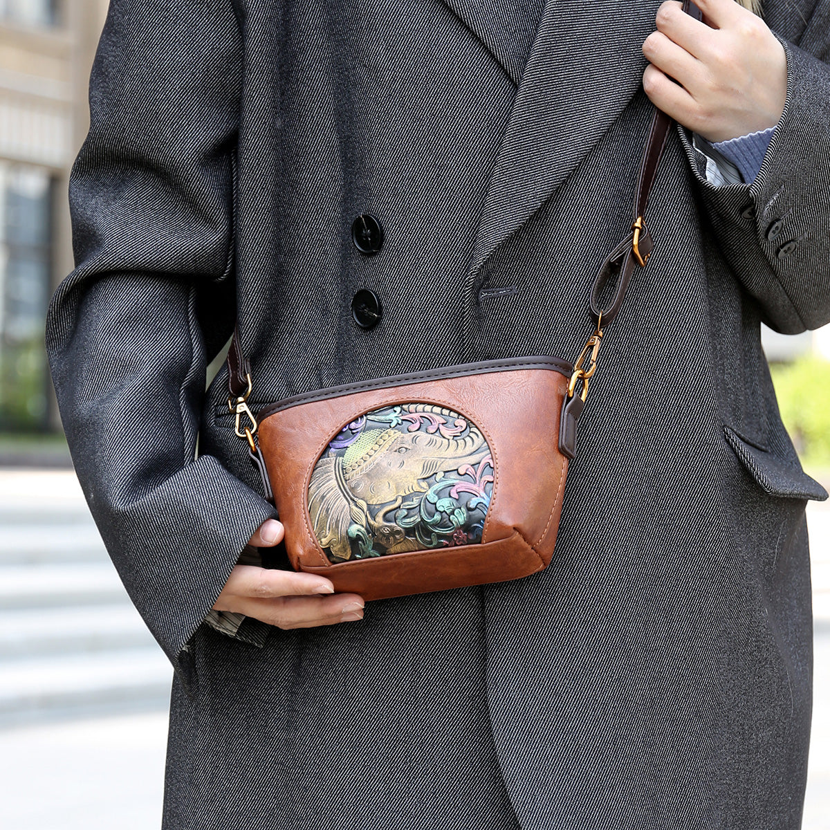 Brown Bela (s) Sling Bag