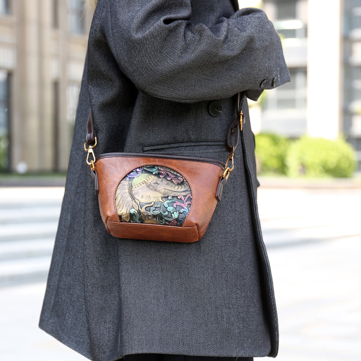 Brown Bela (s) Sling Bag