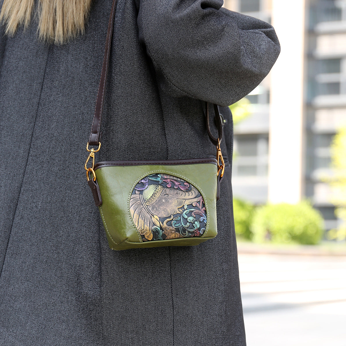 Green Bela (s) Sling Bag