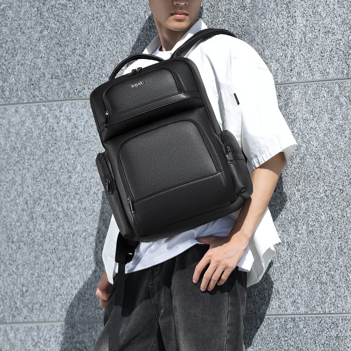 Black Lono Practical Backpack | 30 Litre