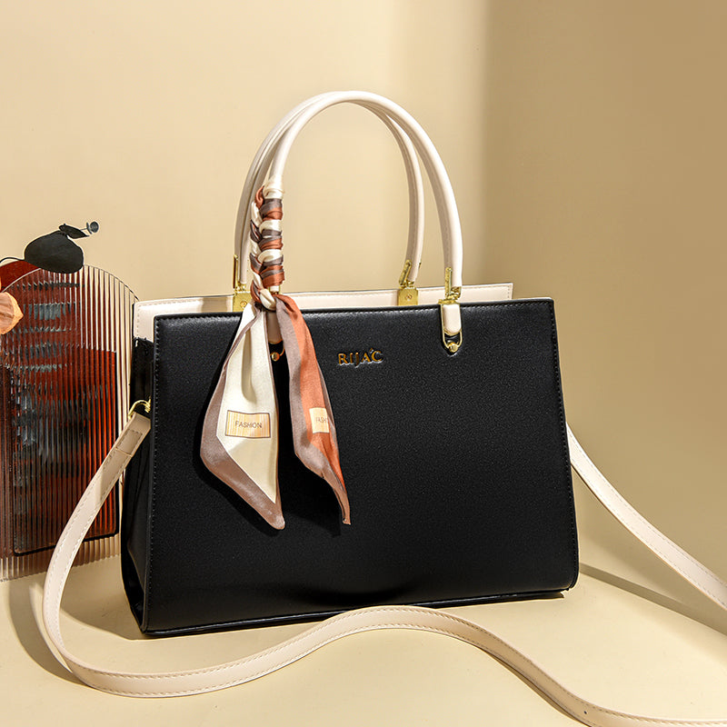 Black Tovo Top Handle Handbag