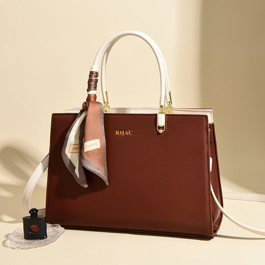 Brown Tovo Top Handle Handbag