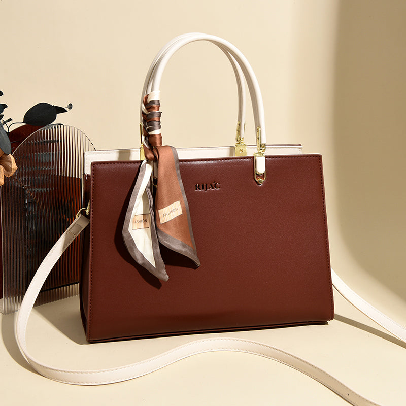 Brown Tovo Top Handle Handbag