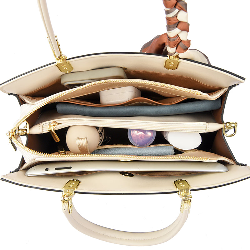 Red Tovo Top Handle Handbag