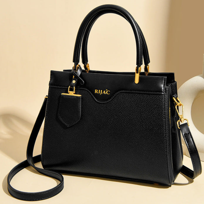 Black Loxa Top Handle Handbag