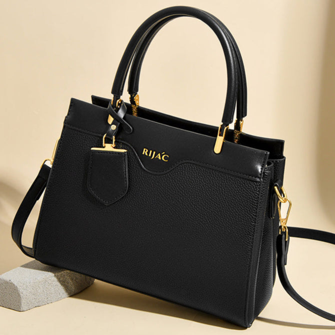 Black Loxa Top Handle Handbag