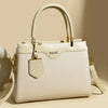 White Loxa Top Handle Handbag