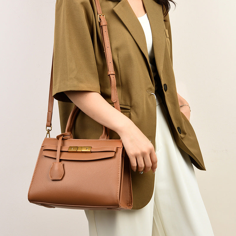 Brown Yumi Handbag