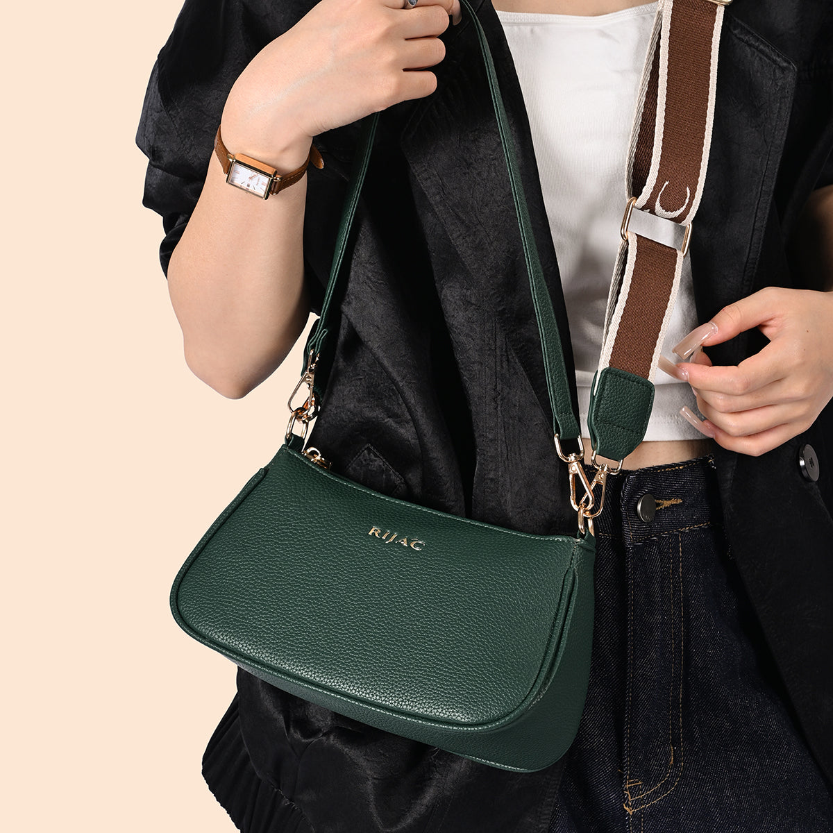 Green Emiro Sling Bag