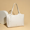 White Filae Tote Bag