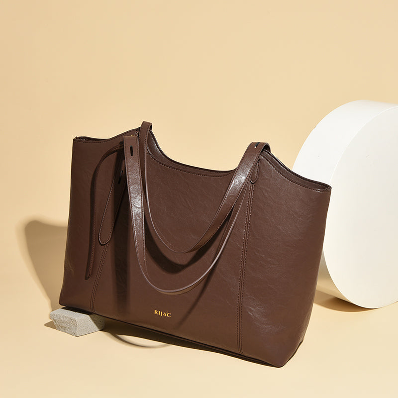 Brown Filae Tote Bag