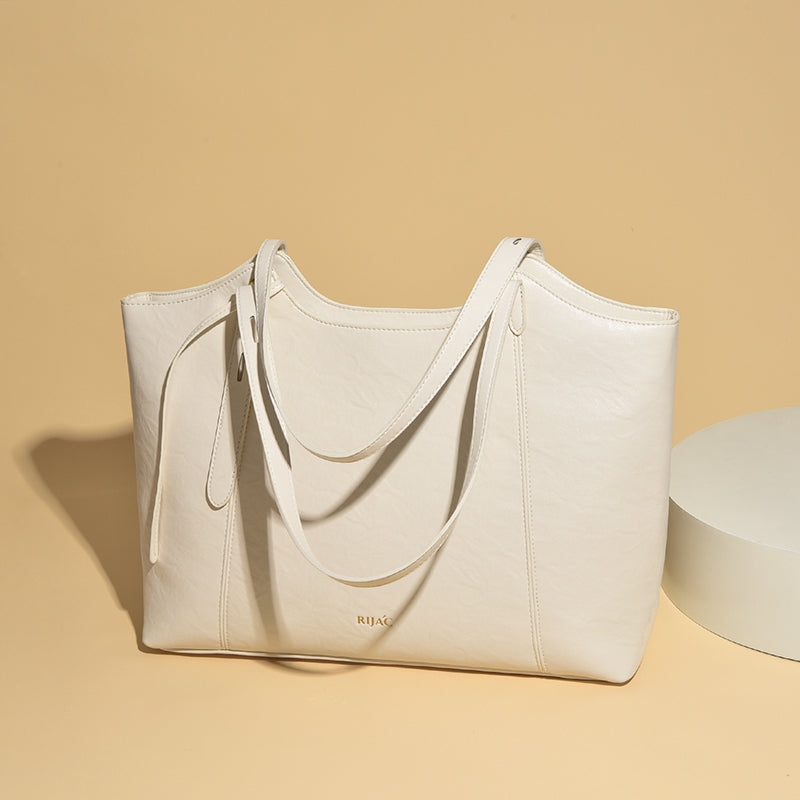 White Filae Tote Bag