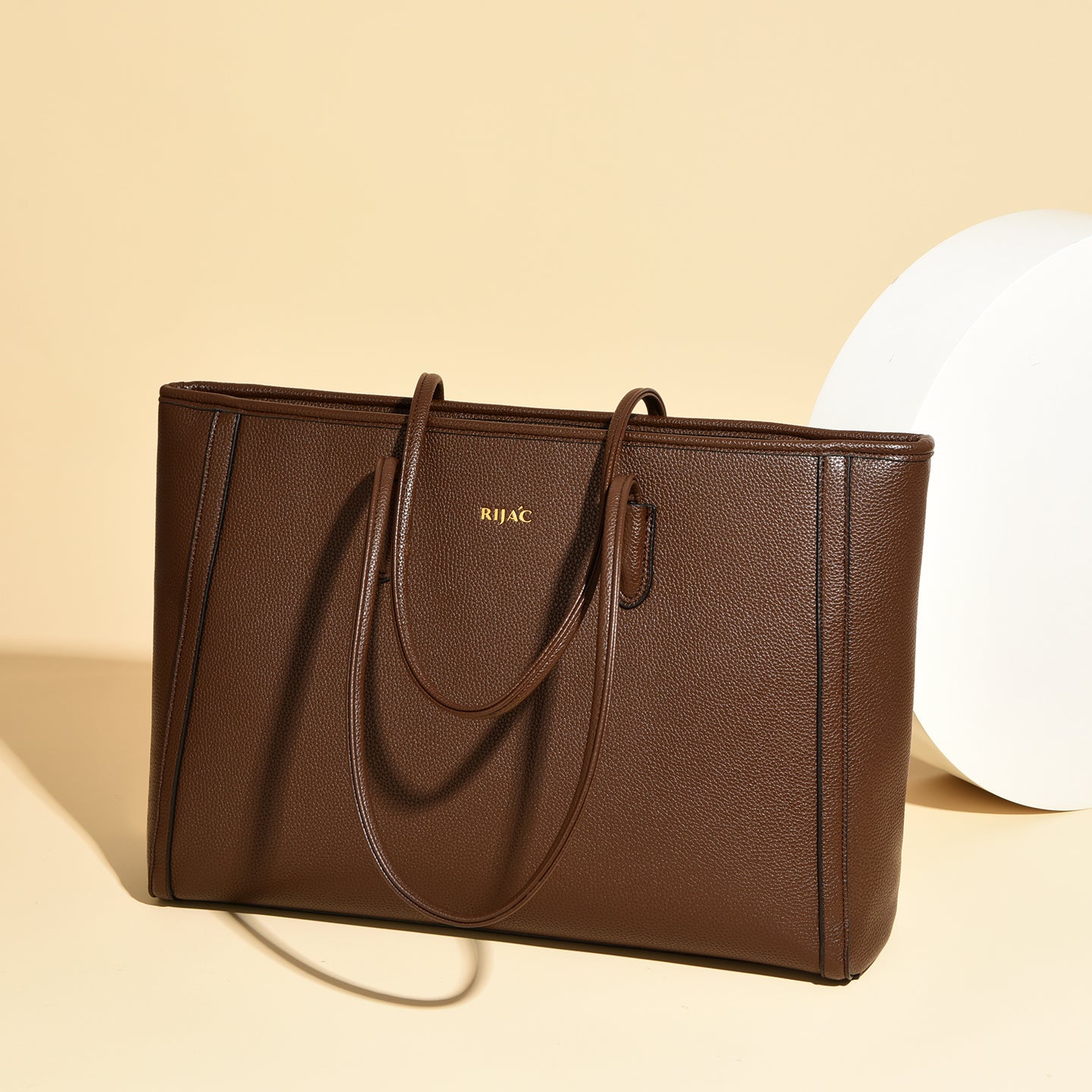 Brown Ovia Tote Bag