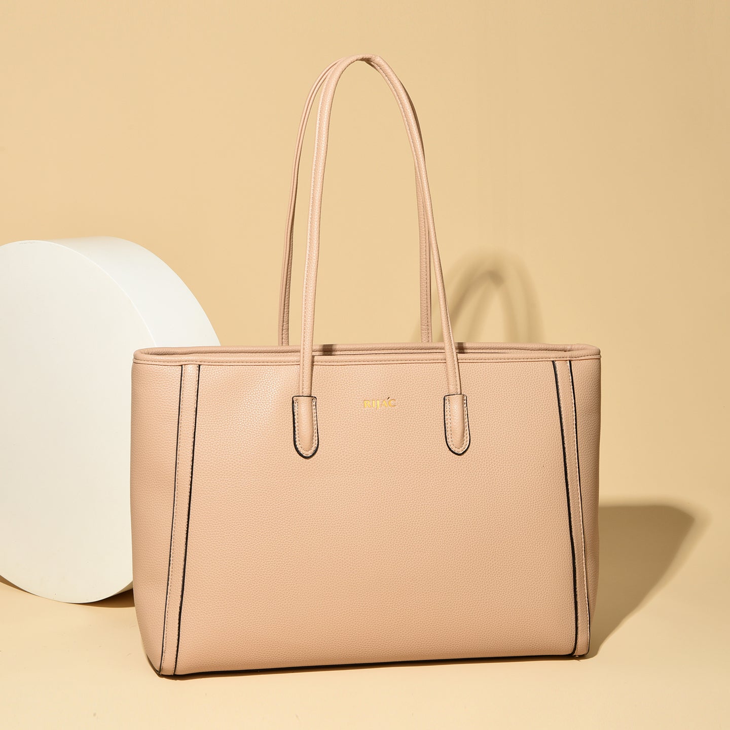 Pink Ovia Tote Bag