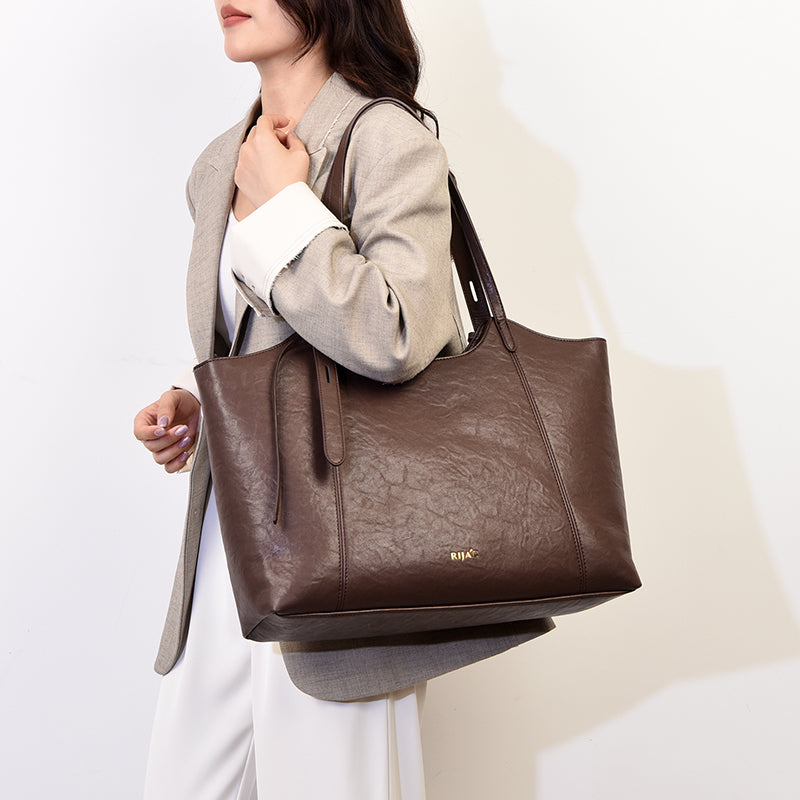 Brown Filae Tote Bag