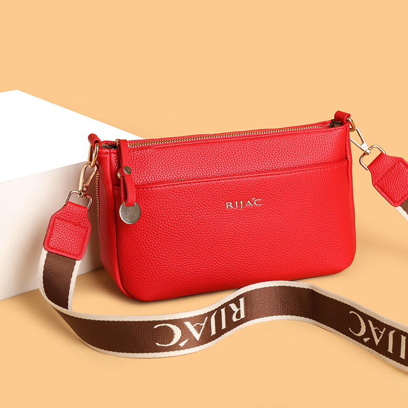 Red Vena Sling Bag