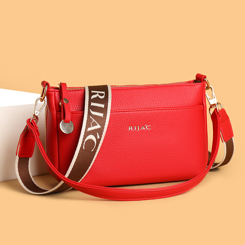 Red Vena Sling Bag