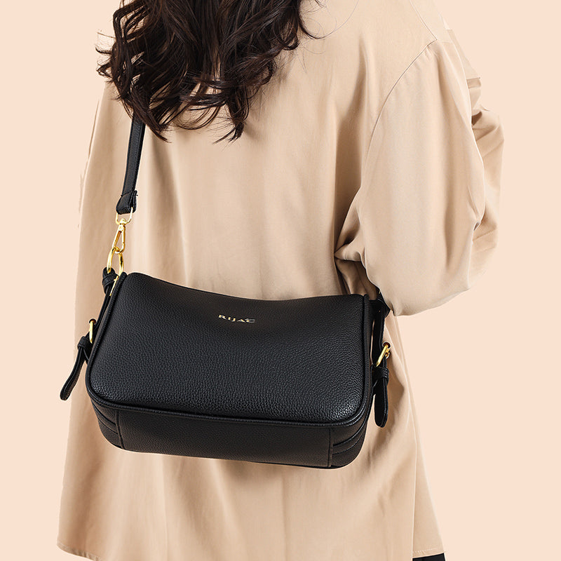 Black Mavi 2 Zipper Sling Bag