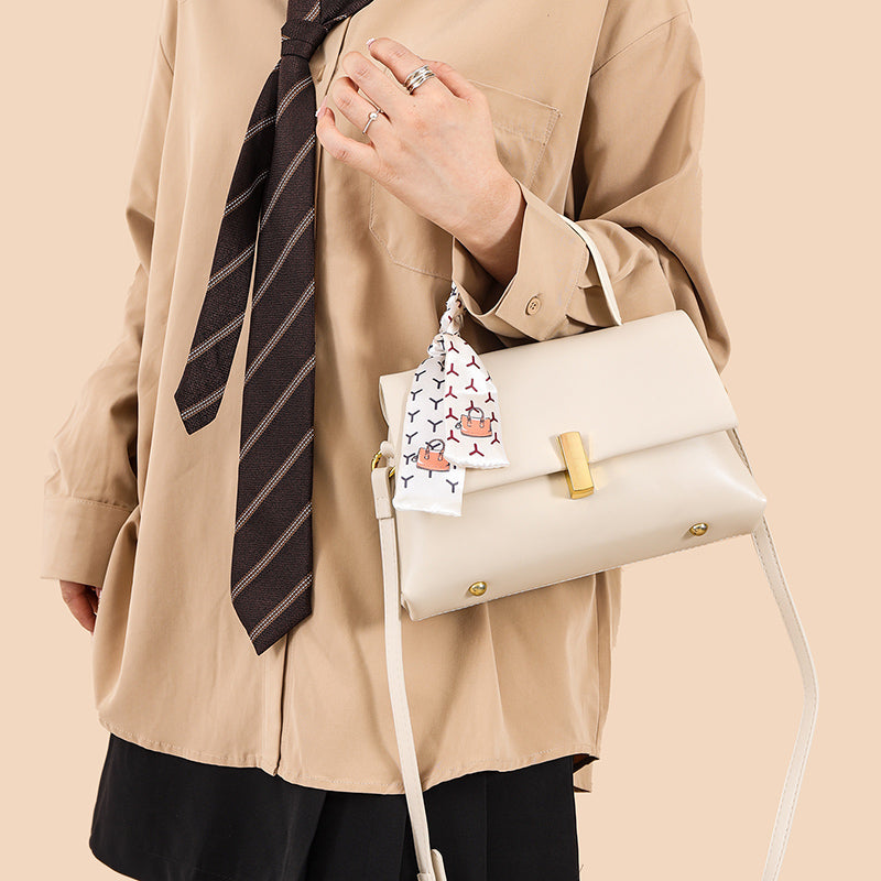 White Zeroa 2 Zipper Sling Bag