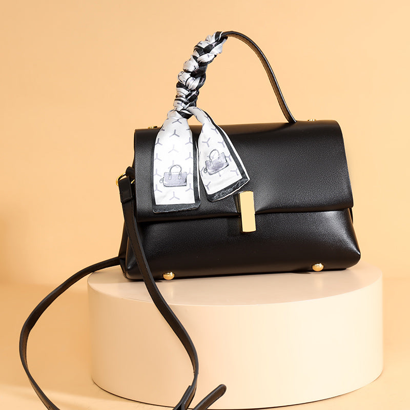 Black Zeroa 2 Zipper Sling Bag