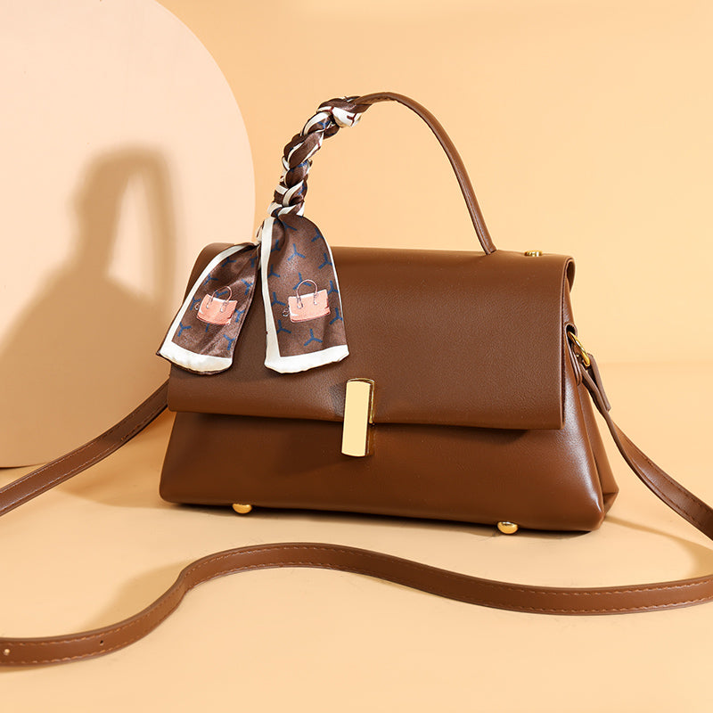 Brown Zeroa 2 Zipper Sling Bag