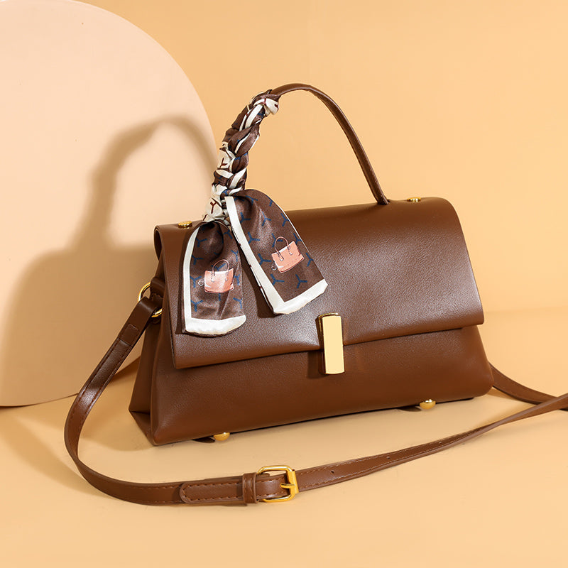 Brown Zeroa 2 Zipper Sling Bag