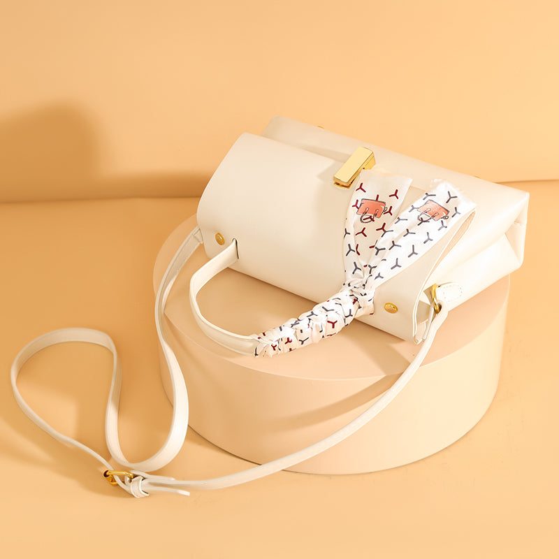 White Zeroa 2 Zipper Sling Bag