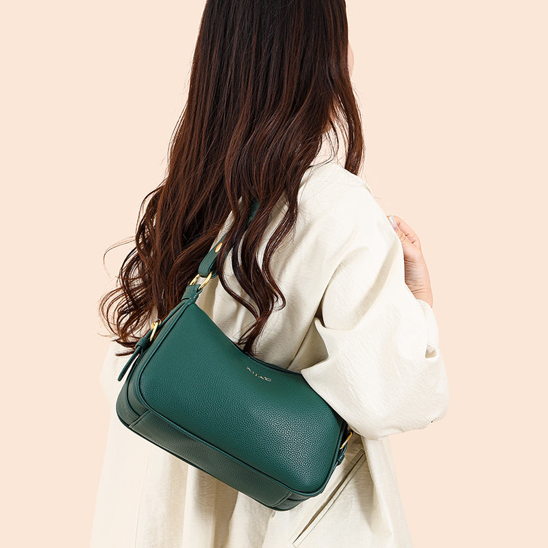 Green Mavi 2 Zipper Sling Bag