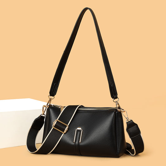 Black 3 Compartment Ziri Sling Bag