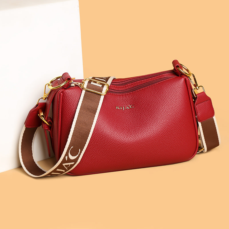Red Mavi 2 Zipper Sling Bag