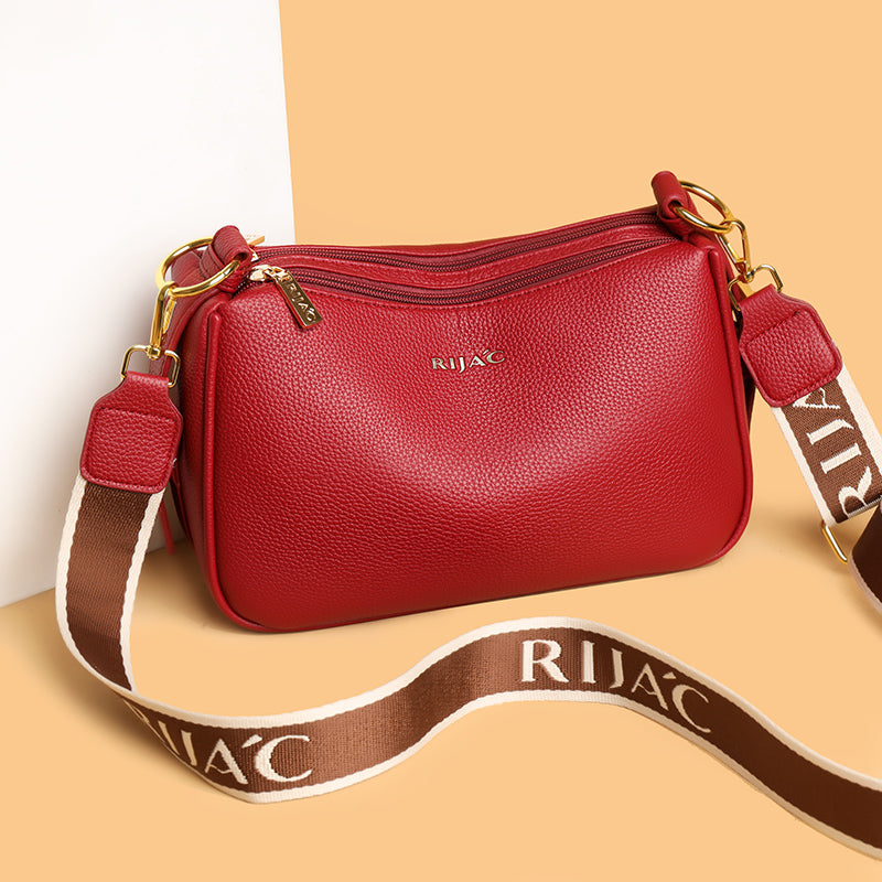 Red Mavi 2 Zipper Sling Bag