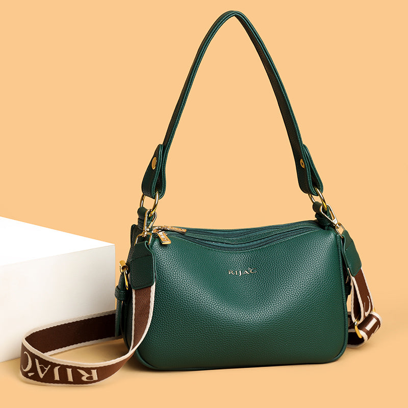 Green Mavi 2 Zipper Sling Bag