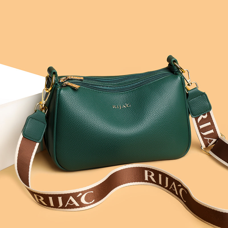 Green Mavi 2 Zipper Sling Bag