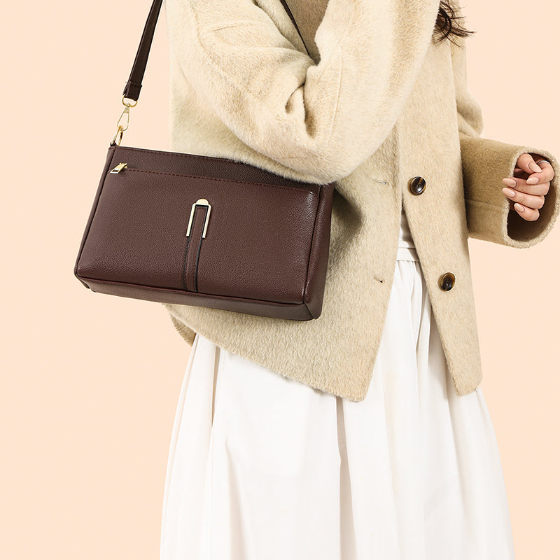 Brown Vena Sling Bag