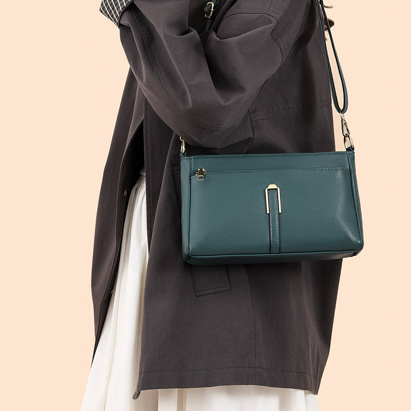 Green Vena Sling Bag