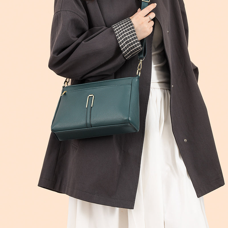 Green Vena Sling Bag